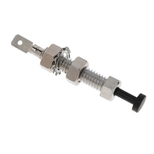 Ursmart 12v 자동차 보닛 알람 라이트 후드 도어 핀 스위치, 설명, 70x13x13mm, 철