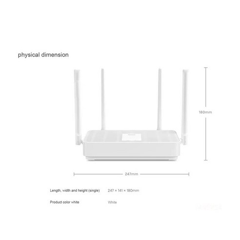 라우터 듀얼 밴드 무선 듀얼 코어 와이파이 리피터 256M 메모리 Mi 홈 앰프 6 메쉬 기가비트 2.4 G5.0 GHz AX3000, 5)And Universal plug - Router
