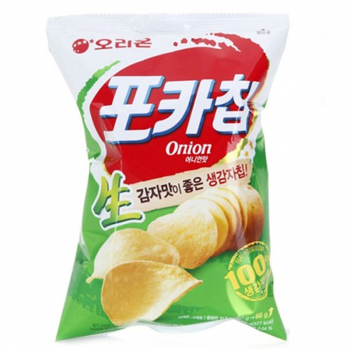 오리온 포카칩 어니언, 66g, 20개