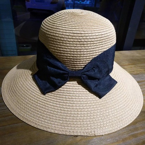 KORELAN 여름 손려와 같은 밀짚모자 리본은 접을 수 있는 커다란 처마 모자 어부 모자 태양 차양 모자 남성 여성