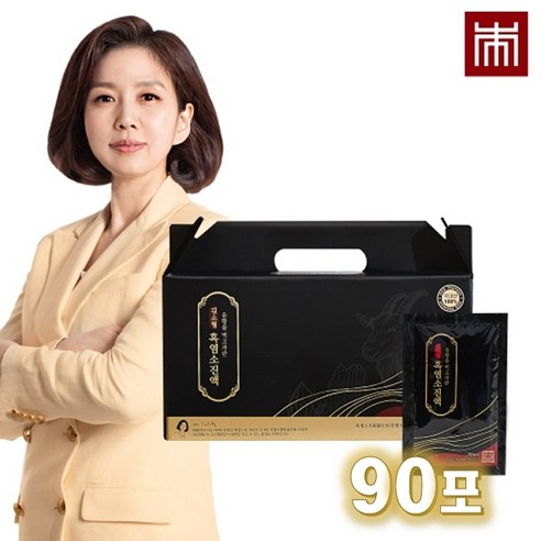 [공식판매처] 김소형 흑염소 진액 30포 자연방목 유황먹고 자란 우리나라 흑염소, 70ml, 90개