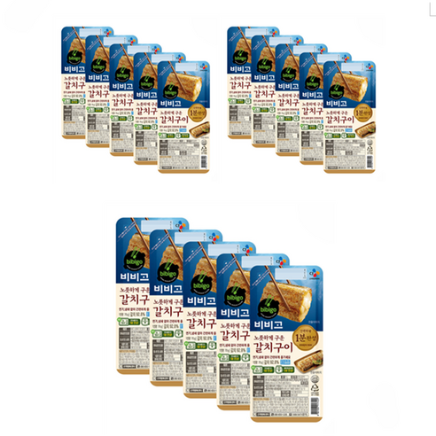 비비고 노릇하게 구운 갈치구이 70g 15팩, 70g, 15개