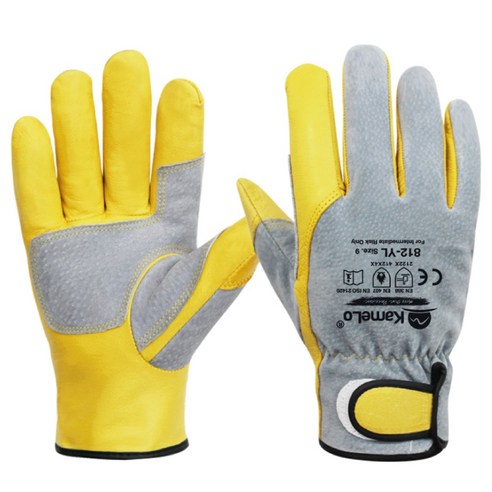 뜨거운 스파크 속에서도 내 손은 안전하게! 카멜로 알곤용접장갑 812-YL 사용 후기 용접장갑