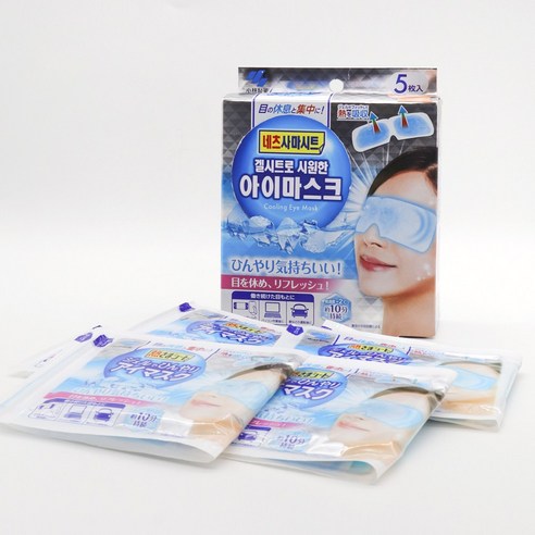 [네츠사마시트 코리아] 네츠사마 시트 아이마스크 l 쿨링 아이마스크, 5개, 5개입