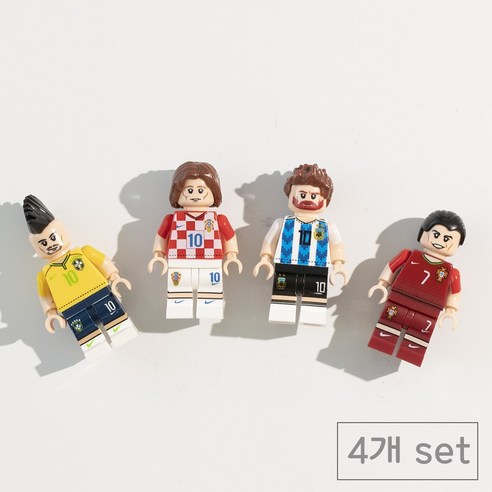 84x84 인테리어 레고 냉장고자석 마그넷, 월드컵4p