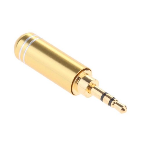 2.5mm 스테레오 TRRS 3 극 수 도체 커넥터 교체, 골드, 설명, 설명