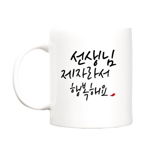 berryston 행복해 카네이션 머그컵, 행복해_선생님/제자
