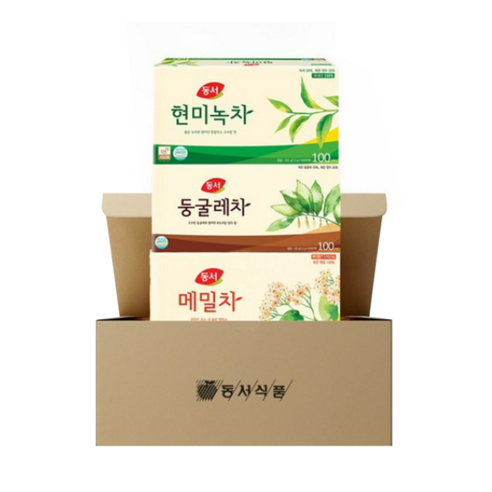 동서 현미녹차100T+둥글레차100T+메밀차100T 1.5ml, 66개, 100개