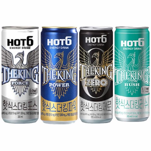 핫식스 더킹 러쉬 파워 제로 포스 355ml 10개씩 2묶음 (총 20캔), 포스(10캔), 포스(10캔), 20개
