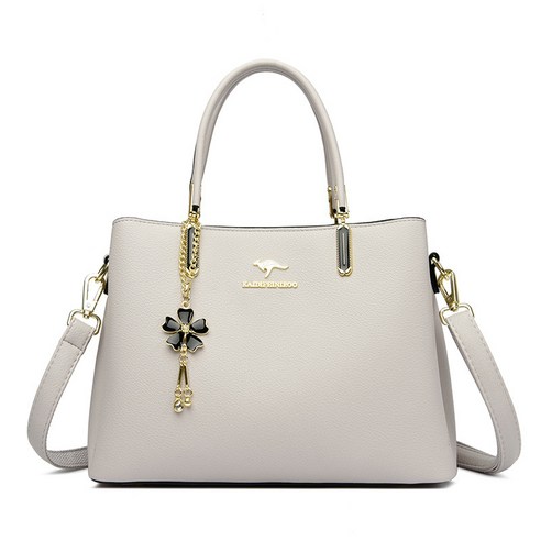 리치모리 가죽 클로버 토트 크로스백