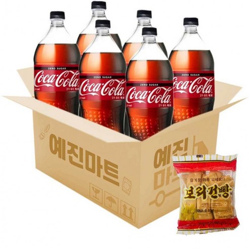 예진마트 코카콜라 제로 업소용 1.25L x 6PET, 없음, 6개