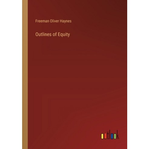 (영문도서) Outlines of Equity Paperback, Outlook Verlag, English, 9783368173609