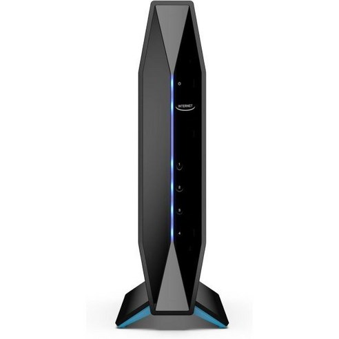 Linksys E8450 AX3200 WiFi 6 라우터 더블 대역 무선 홈 네트워크 4기가비트 이더넷 포트 부모 제어 3.2Gbps 2 500sqft 25개 장치, 2500 ft/ 25+ Devices 유선공유기2gbps