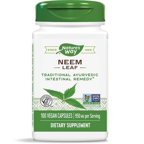 네이쳐스웨이 님 리프 475mg 베지테리안 캡슐, 1개, 100정