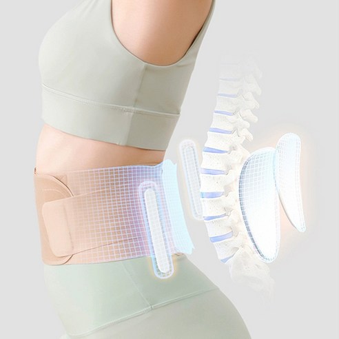 허리 건강을 지켜주는 슬림핏 허리보호대