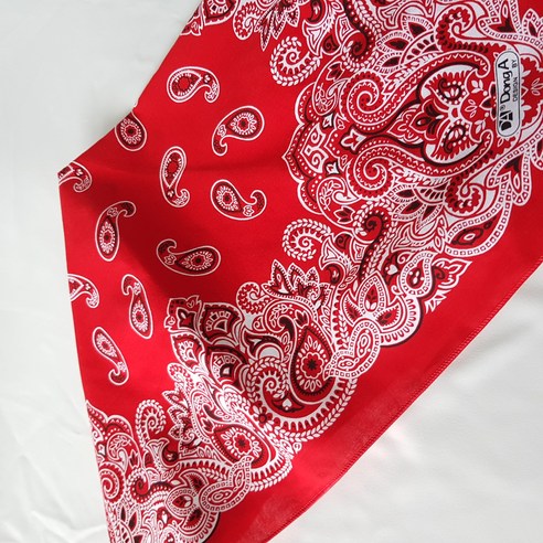 레트로 페이즐리 반다나로 완성하는 다채로운 스타일