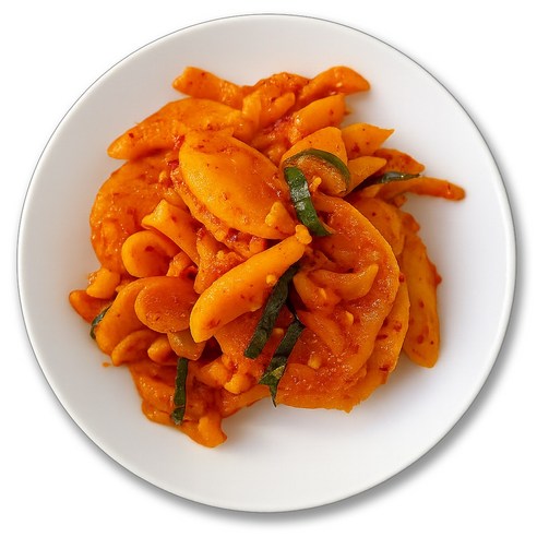 아삭한 감칠맛 추억의 옛날 도시락 단무지 무침 500g / 수제 / 국내생산 / 간편 집반찬