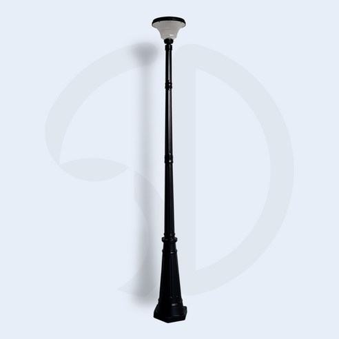 태양광 가로등 152LED 모던스타일 3색내장 1구 215cm 정원등, 기초앙카추가