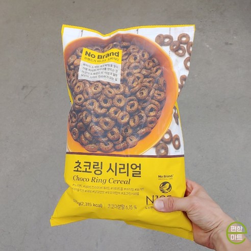 노브랜드 초코링 시리얼 570g+이케아 밀봉클립+터치펜, 1개, 570g