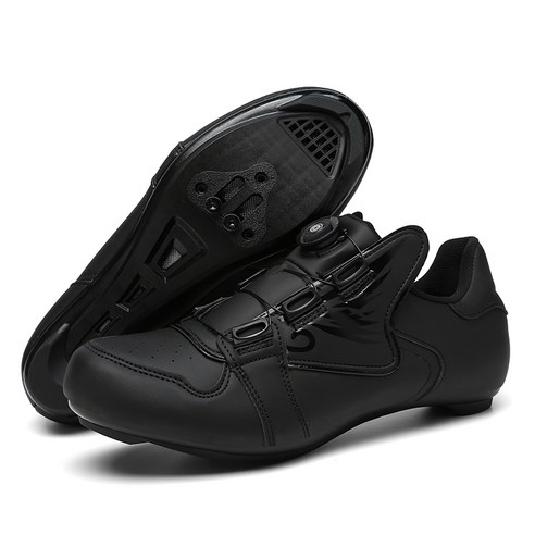 DOULIYA 2022 로드용 클릿슈즈 스포츠/레져 자전거 자전거 신발, 38(245mm), 풀 블랙 로드
