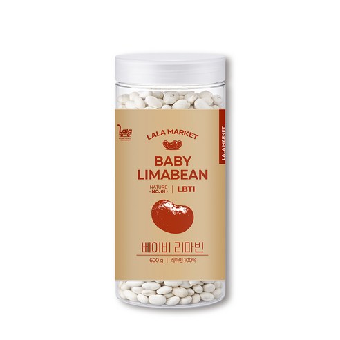 라라마켓 페루산 베이비 리마빈 리마콩, 1개, 600g