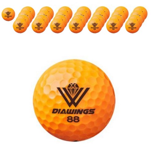 다이아윙스 고반발 비거리 전용 장타 골프공 42.7mm M5, 오렌지, 30개