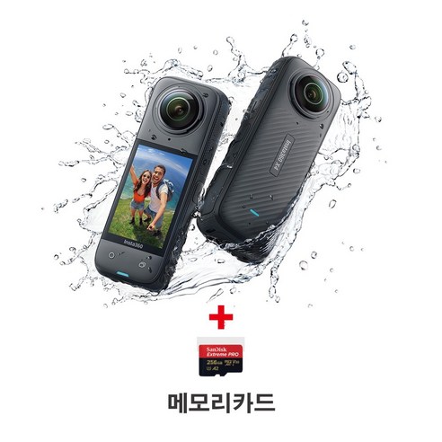 인스타360 X4 360도 촬영 액션캠, Insta360 X4+128GB