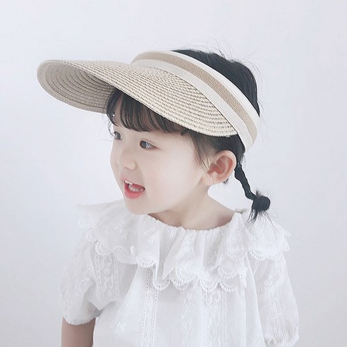 시크벤 아동용 라탄 썬캡 어린이 밀짚 모자
