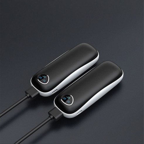 양면발열 USB 충전식 휴대용 전기 손난로 대용량 보조배터리