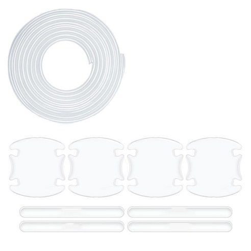 유스몰 자동차 실리콘 문콕방지 기본 도어가드, 1세트, 화이트