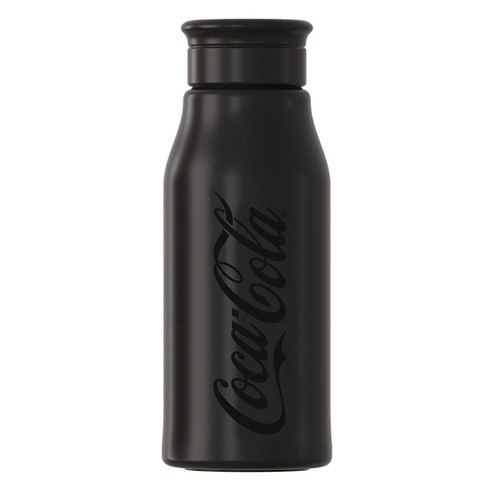 Germ 코크 로고 에너지 보온텀블러, 블랙, 370ml