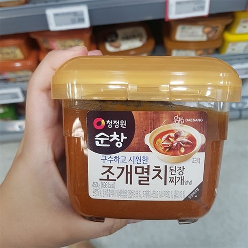 청정원 공식스토어 [청정원] 순창 조개멸치된장 450g, 1개