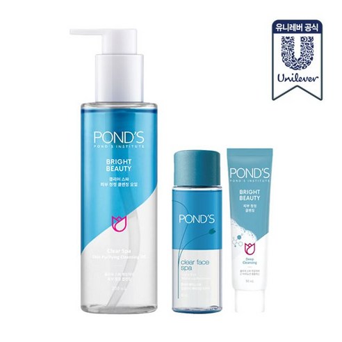 [폰즈] 오일 기획세트 (클렌징오일 200ml+폼 50ml+리무버 50ml), 1개