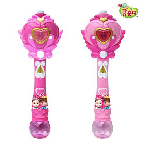 콩꼬물마켓 콩순이 요술봉 비누방울 비눗방울 자동 버블건, 랜덤발송