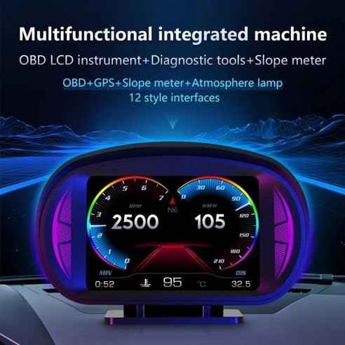 포드 익스페디션, 이스케이프, 엣지, 에코스포츠, 쿠가, F150, 머스탱 자동차용 OBD2 GPS USB HUD 헤드업 디스플레이 옵션 제공 tmaphud 포드 익스페디션, 이스케이프, 엣지, 에코스포츠, 쿠가, F150, 머스탱 자동차용 OBD2 GPS USB HUD 헤드업 디스플레이 옵션 제공 tmaphud