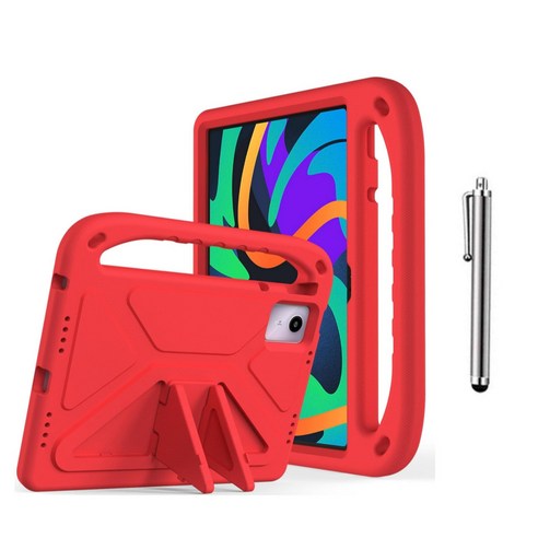 레노버탭 샤오신 패드 2024 11인치 자오야 K10 에바폼 케이스 커버 Lenovo Xiaoxin Pad M11 TB-330FU 331FC 케이스나라, 레드