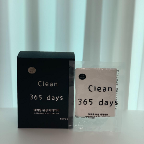 일회용베개커버 진공개별포장 휴대용 50cmx80cm 10매