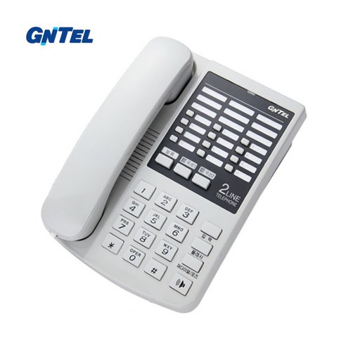 지엔텔 신품 GS-872 2회선 2국선전화기 사무용 유선전화기 GS872