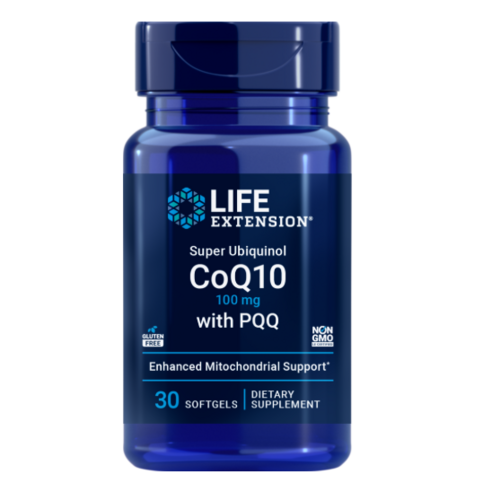 라이프 익스텐션 슈퍼 유비퀴놀 코큐텐 CoQ10 100mg + PQQ, 단일상품, 1개, 30정