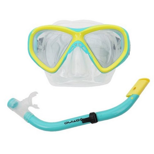   Atina Children's Snorkel + Mask Set ASS-K201, Mint