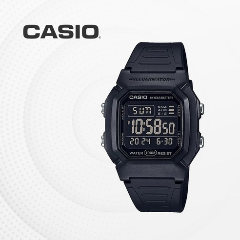 카시오프리비아 카시오 CASIO 군인 군용 군대 남성 남자 전자 손목시계 패션 우레탄 방수시계 W-800H-1B Best Top5 카시오프리비아 카시오 CASIO 군인 군용 군대 남성 남자 전자 손목시계 패션 우레탄 방수시계 W-800H-1B Best Top5