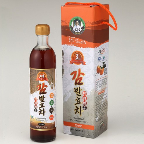 창녕도리원 감 발효차 500ml 6병 세트 감로자 창녕도리원 감 발효차 500ml 6병 세트 감로자