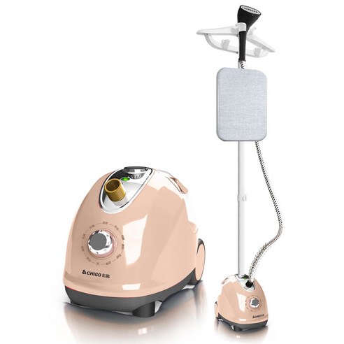 핸디스팀다리미 소형 스탠드형 스팀걸이, 오렌지지