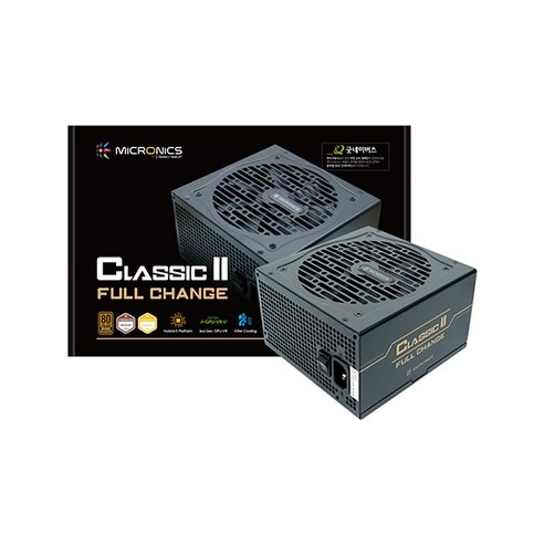 마이크로닉스 Classic2 풀체인지 500W 80PLUS 230V EU