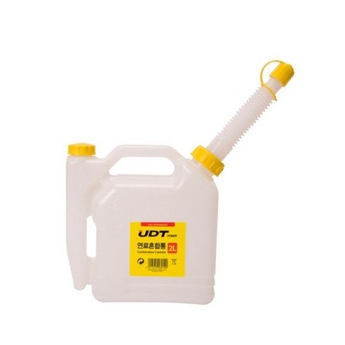 UDT 예초기 연료혼합통(2L) 2사이클 엔진 연료혼합, 1개