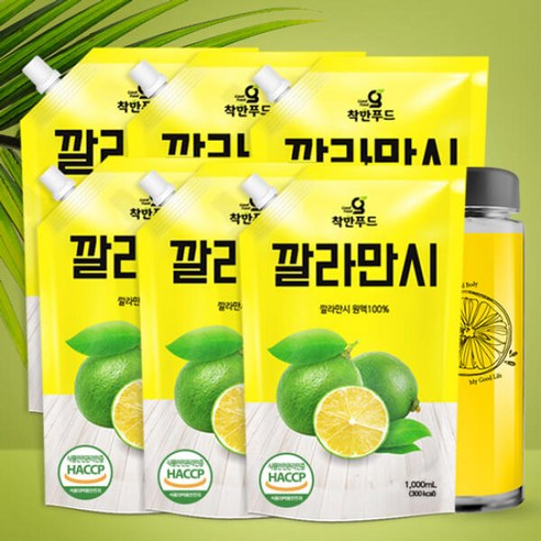 착한푸드 깔라만시 원액, 1L, 6개