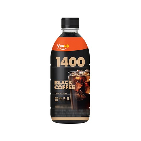 유어스 1400 블랙커피 500ml x 8개, 8개, 500ml
