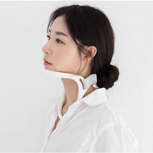 이오엘 바른자세 유지 넥키퍼 거북목 교정기 1+1, 1세트