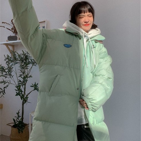 KORELAN롱 슬리브 재킷 가을 겨울 여성 나른한 분위기 빵옷 저고리