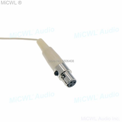 MiCWL-OM12 접이식 헤드셋 무선 마이크 Pro Shure Sennheiser AKG 오디오 테크니카 바디팩 송신기용, for Samson mini 3Pin